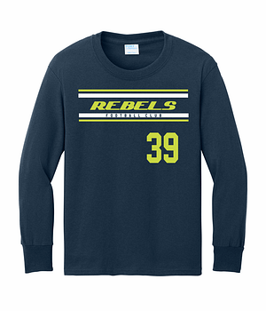 Rebels Long Sleeve Shirt - Navy
